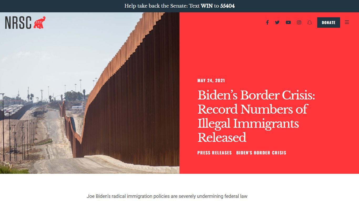 Biden’s Border Crisis: Record Numbers of Illegal Immigrants Released